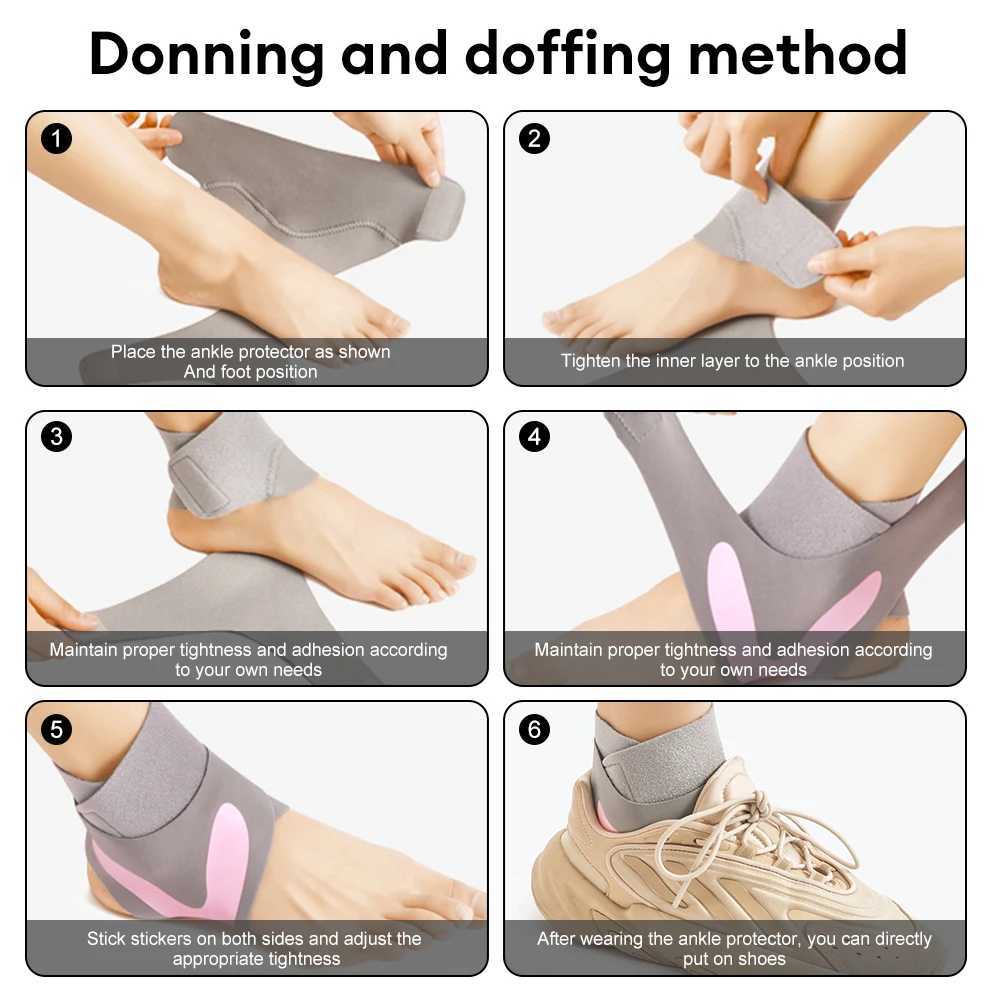 1Pcs Sports Ankle Support Compression Elastic Ankle Brace Guard Adjustable Ankle Protector Brace Pain Relief Strap Ankle Sleeve Y240914