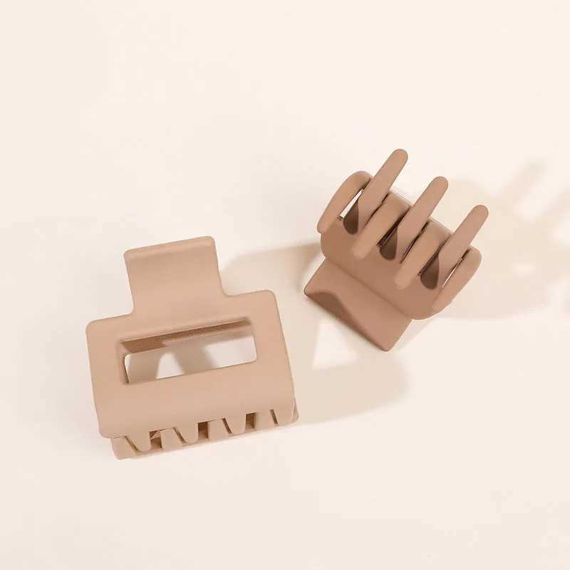 3pcs/set New Morandi Color Hair Claw For Women Flower Hair Clip Lady Small Hairpin Girls hairclip High Ponytail Clip HeaddressX240912