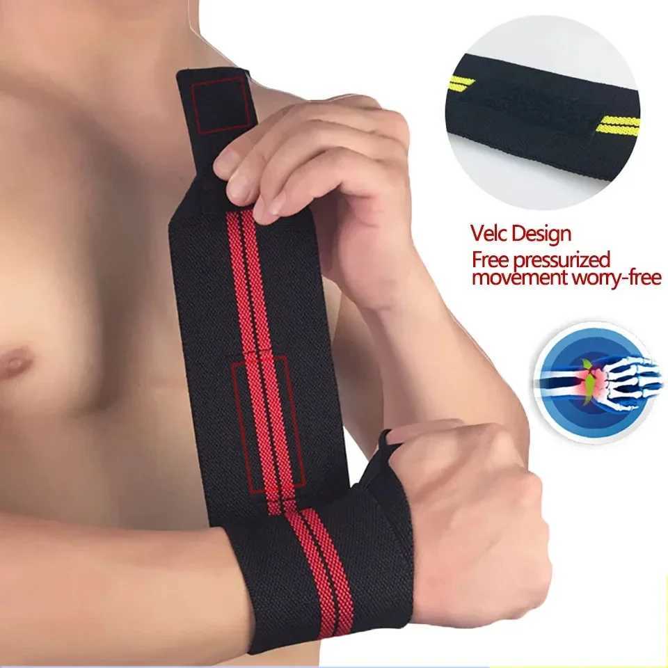 Wrist Support 1PC WeightLifting Wristband Elastic Breathable Wrist Wrap Bandage Thumb Brace Strap Gym Fitness Powerlifting Wrist Brace Support z240913