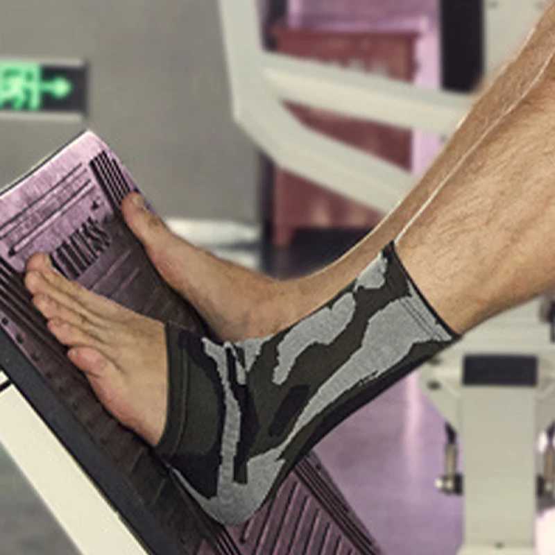 Women Men Camouflage Sports Safety Ankle Support Compression Ankle Brace Injury Recovery Joint Pain Ankle Protection Y240913