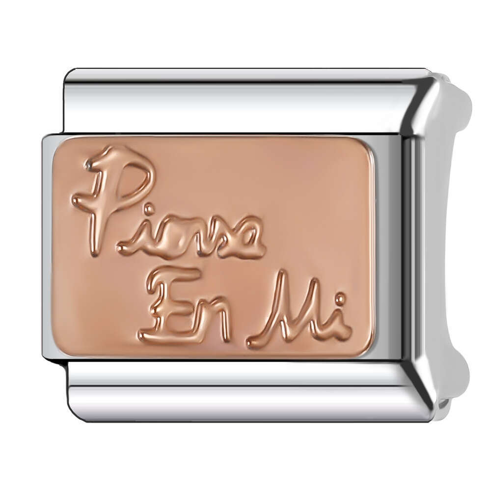 2024 New Women's Gift Mother's day travel Italian Charms Links Beads Fit 9Mm Stainless Steel Bracelet Making Jewelry