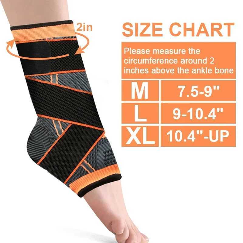 Compression Ankle Protector Gym Sport Anklet Support with Adjustable Strap Dumbbells Bodybuilding Ankle Braces for Football Y240913