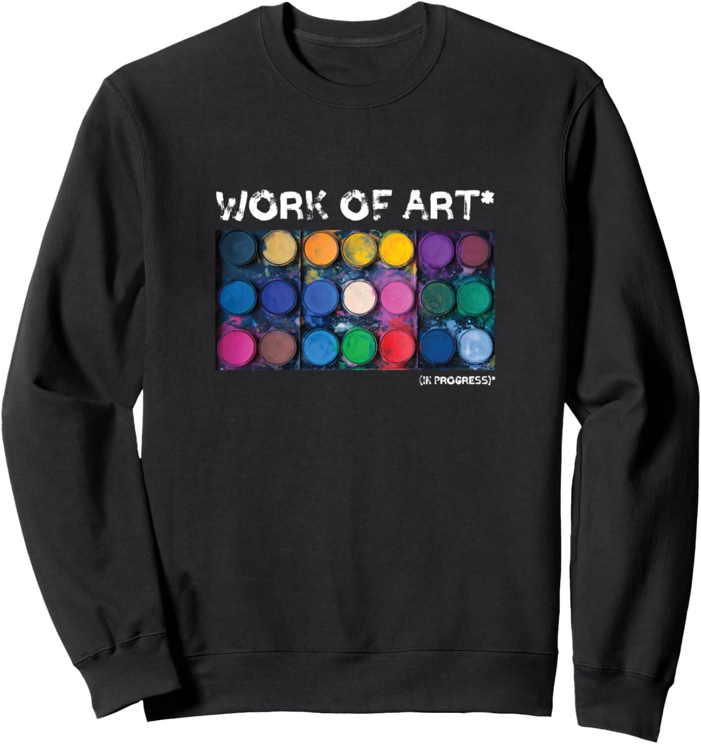Long Sleeve Shirts for Men sweatshirt Work of Art in Progress Perfect Artist Gift Sweatshirt Tee Streetwear Casual tops clothes