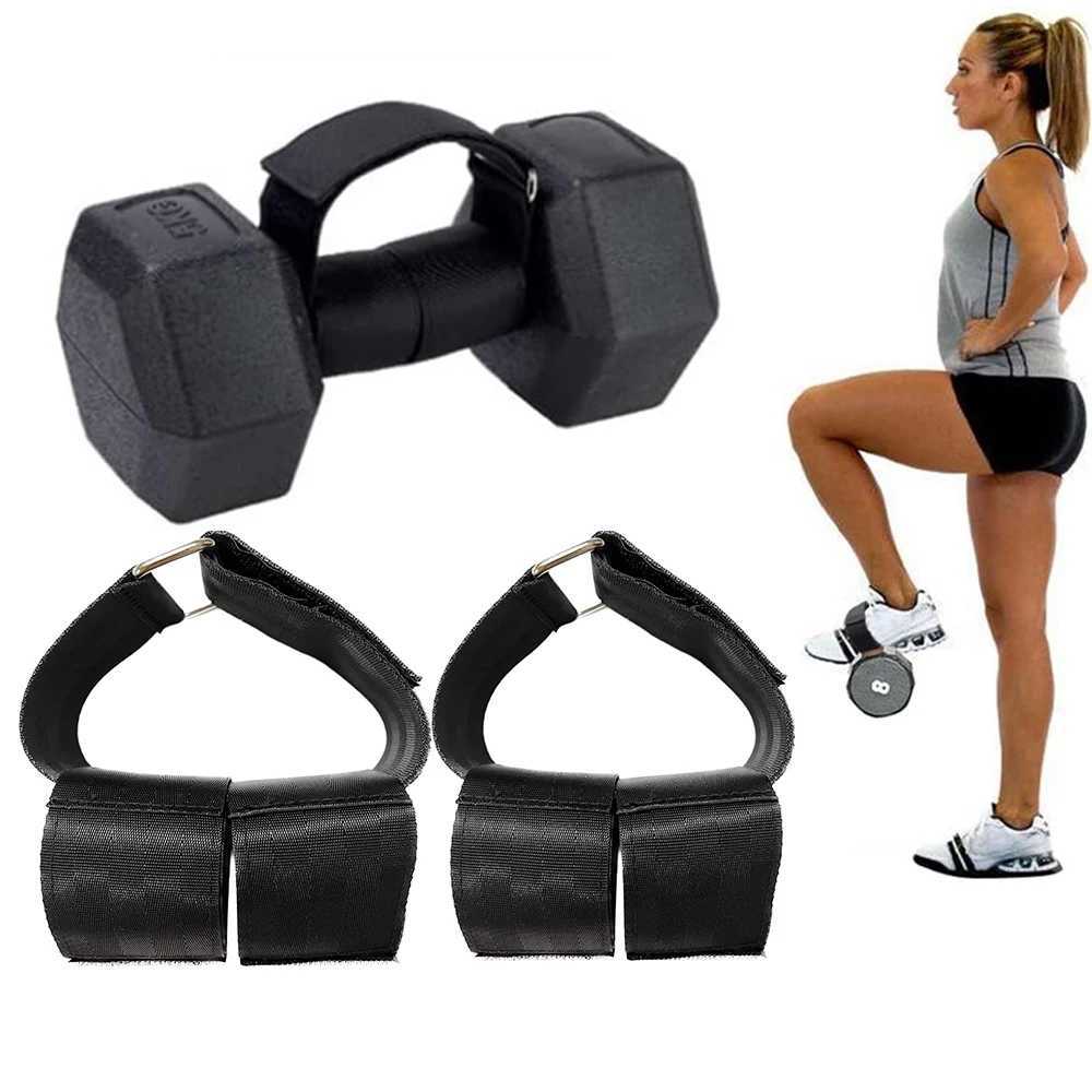 1/2pcs Dumbbell Ankle Strap Weight Lifting Foot Bands Tibialis Trainer Leg Muscle Strengthen Training Workout Fitness Equipment Y240913