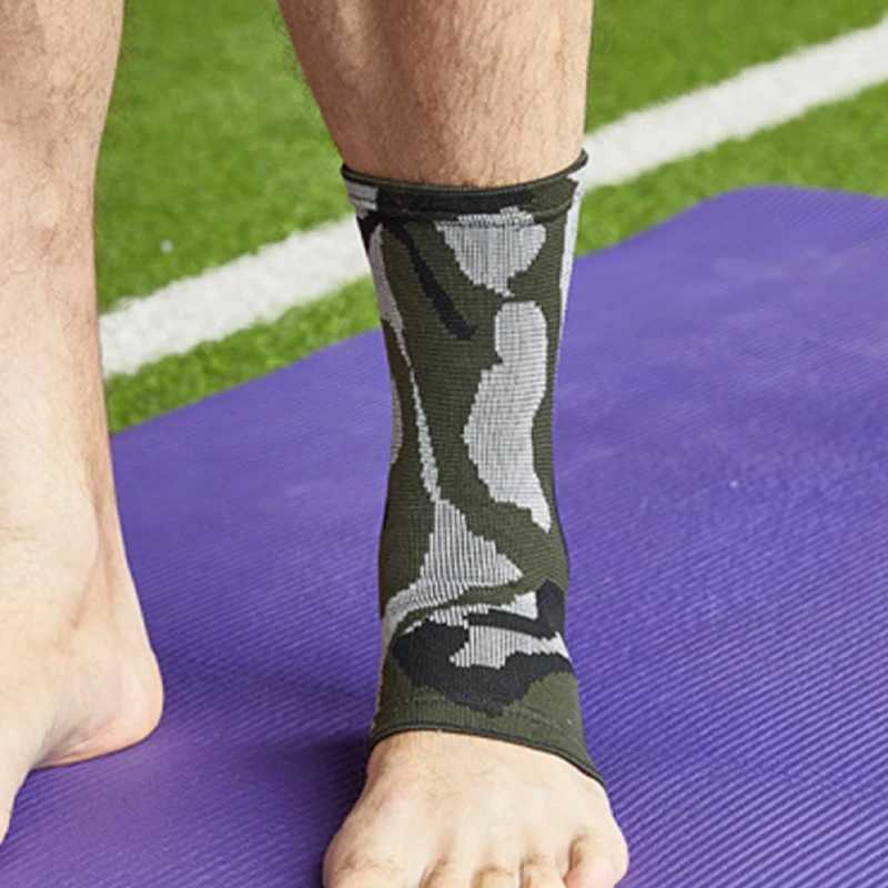 Women Men Camouflage Sports Safety Ankle Support Compression Ankle Brace Injury Recovery Joint Pain Ankle Protection Y240913
