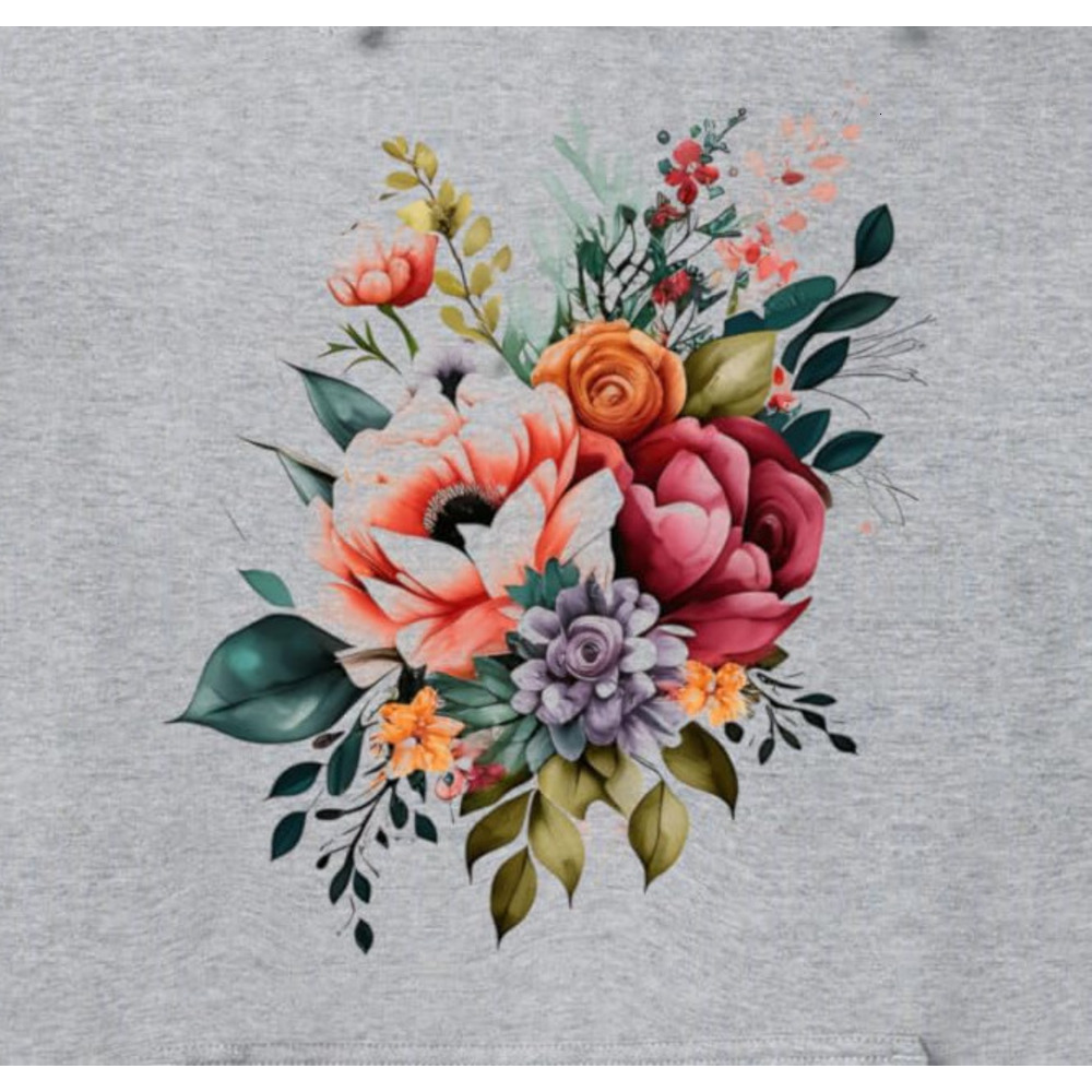 Hoodie for Mens Womens Wildflower Floral Botanical Bouquet Gardening Gift Pullover Hoodie Graphic Hoodies sweatshirt Pullover Long Sleeve