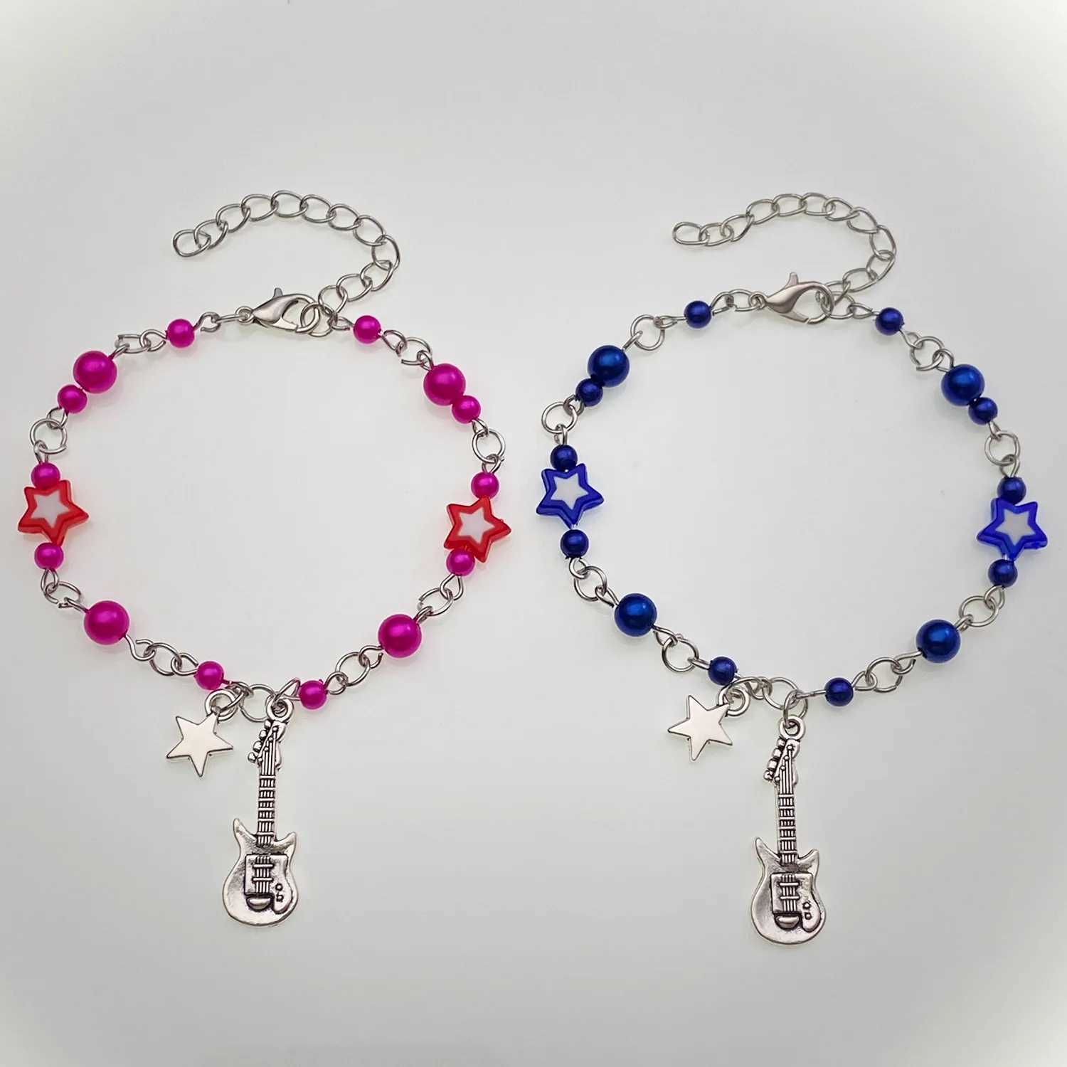 New Tredny Y2K Couple Bracelet TV Girl Match Bracelet Truly Caring Album Inspiration Bead Bracelet Friends Jewelry Gifts W240913