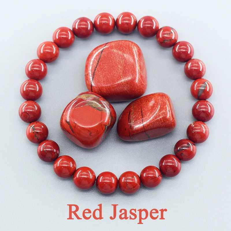 Natural Stone Authentic 5A Red Jasper Prayer Bead Bracelet Womens Rose Meditation Bracelet Yoga Meditation Jewelry Gift W240913