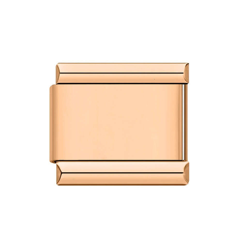 Photo Multifunctional Bead Bracelet Square Elastic Splicing Titanium Strap Italian Charm Links Stainless Steel Fit 9Mm Jewelry DIY Making Gifts