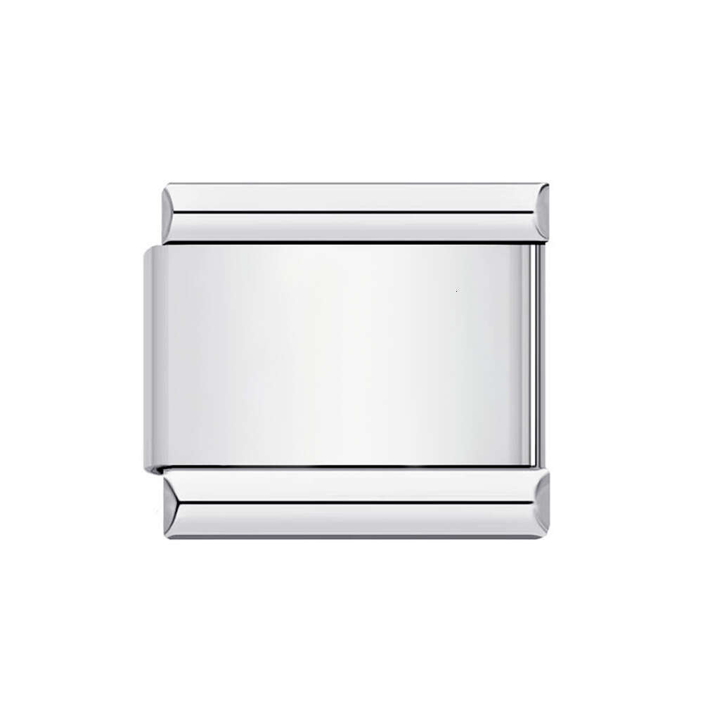 Photo Multifunctional Bead Bracelet Square Elastic Splicing Titanium Strap Italian Charm Links Stainless Steel Fit 9Mm Jewelry DIY Making Gifts