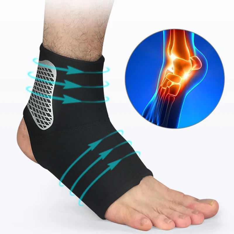 1 pc Ankle Support Brace Elastic Protection Foot Bandage Sprain Prevention Sport Fitness Cycling Basketball Guard Band Y240913