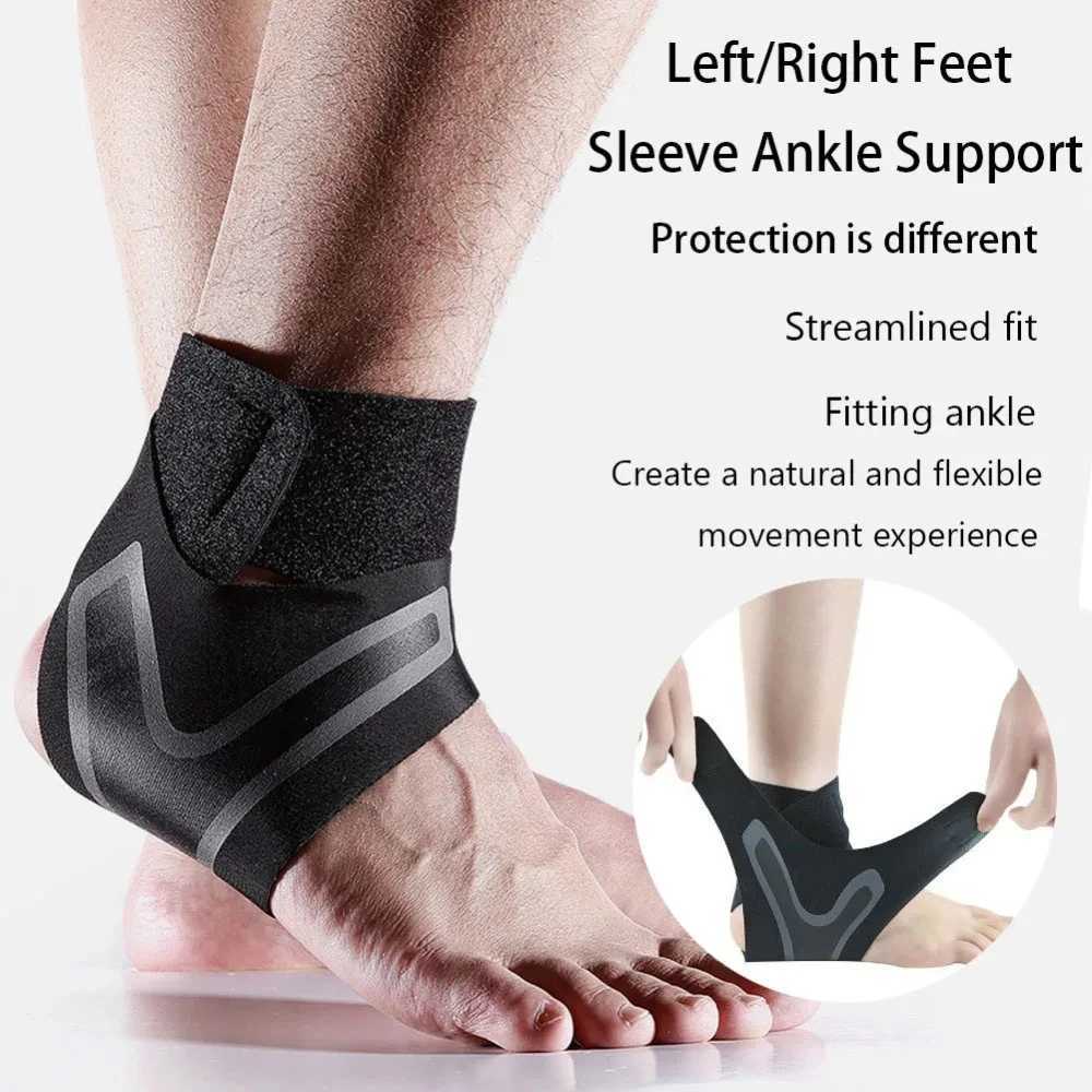 1PC Sport Ankle Stabilizer Brace Compression Ankle Support Tendon Pain Relief Strap Foot Sprain Injury Wraps Run Basketball Y240913