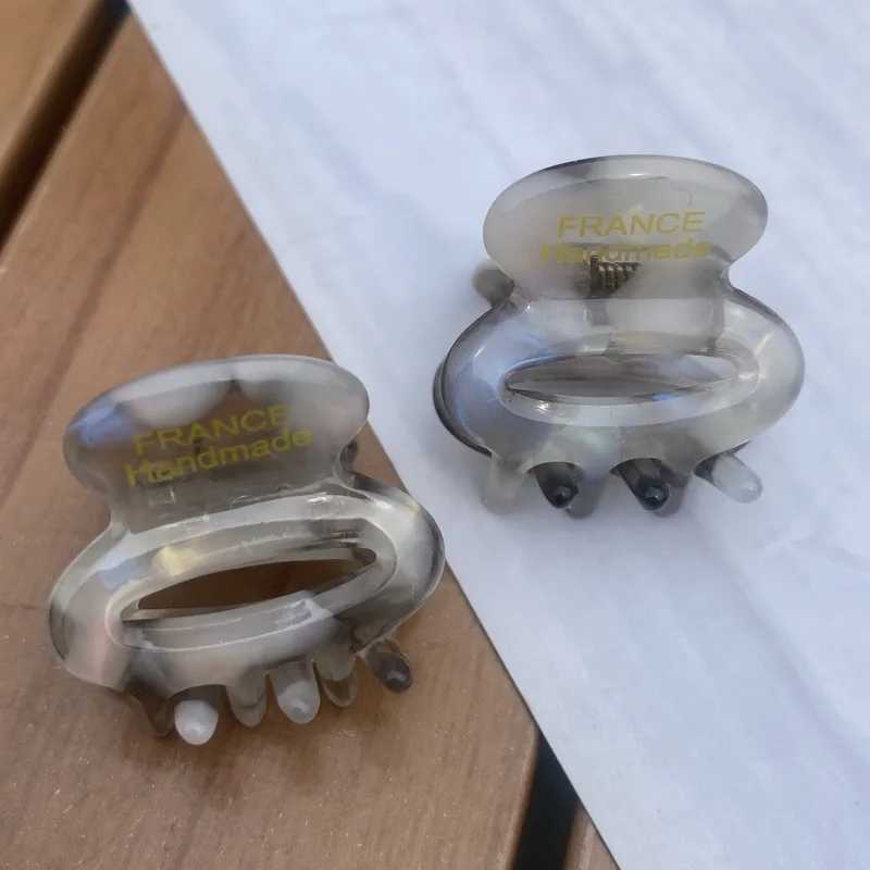 2pcs/set Small Acetate Hair Claw Clip For Women Cute Cherry Hairclip Girls Fruit Hairpin strawberry ponytail clip acesorriesX240912