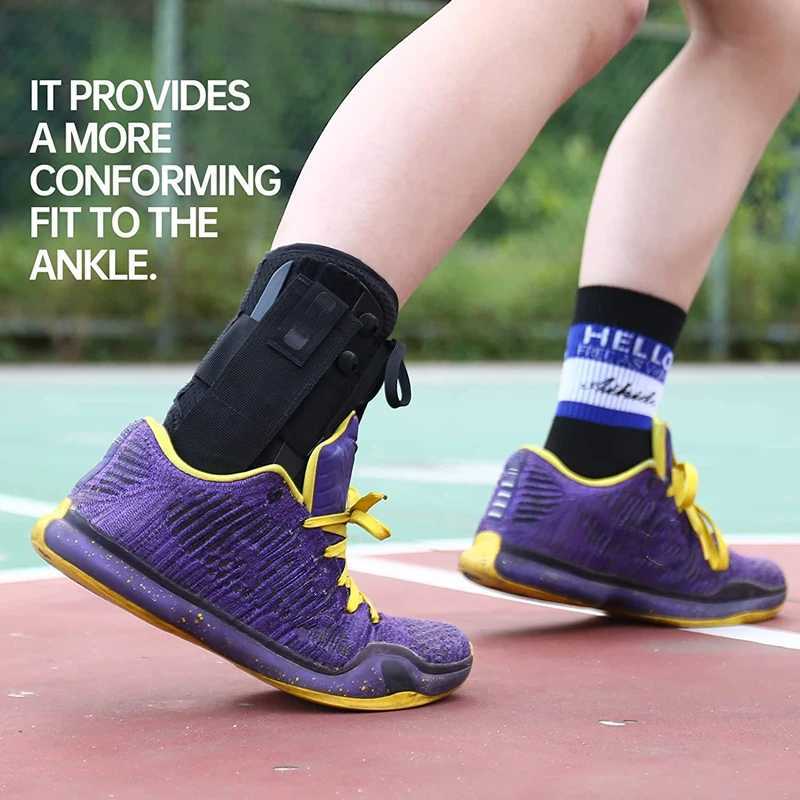 1Pcs Ankle Support Brace Adjustable Ankle Wrap Protector Women Men Lace Up Foot Stabilizer for Running Basketball Sports Safety Y240913