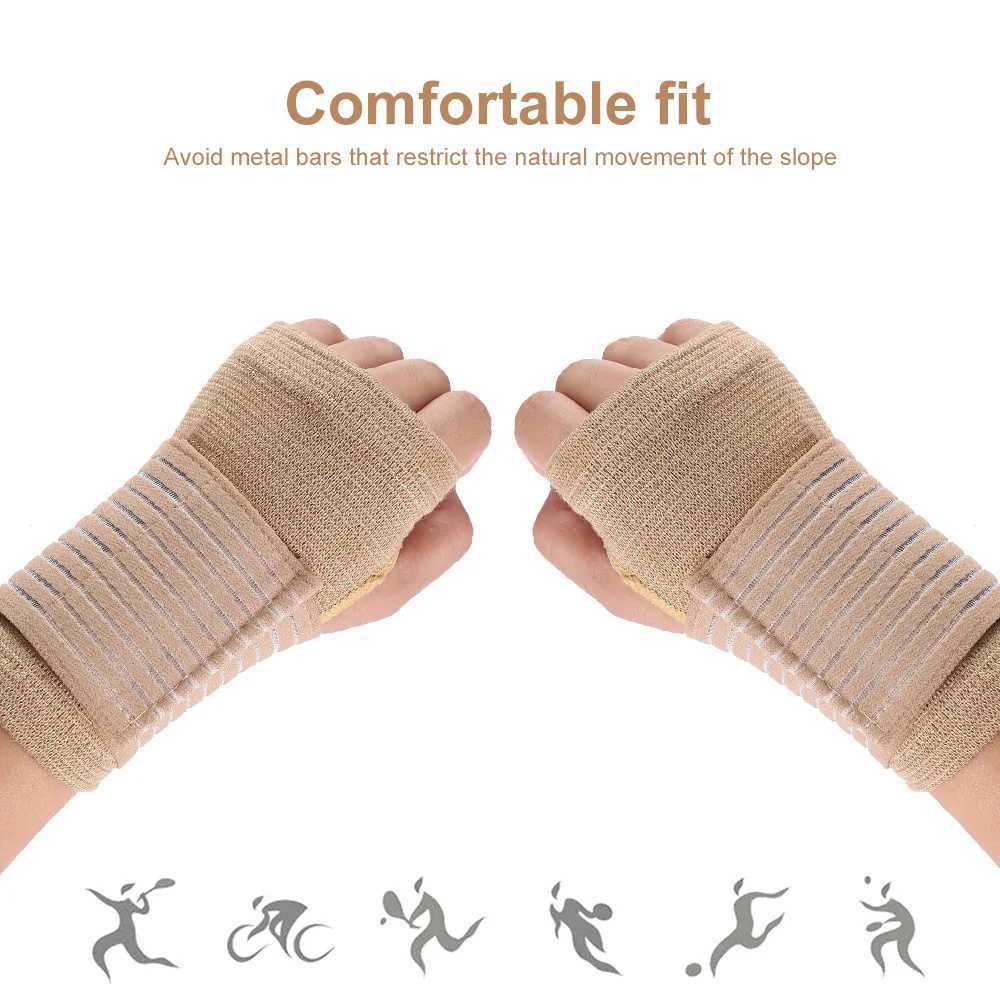 Wrist Support 2pcs Wrist Guard Support Arthritis Gloves Sprain Band Elastic Bandage Wrist Protector Hand Brace Elastic Sports Safety Wristband z240913
