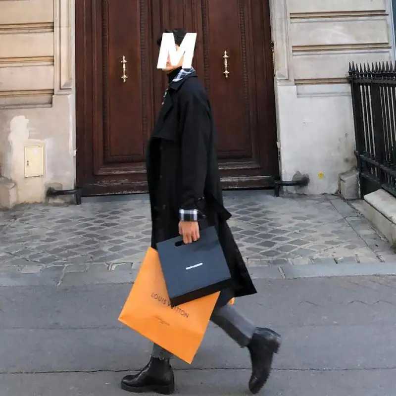 Mens Trench Coat Slim fit Double Breasted Belted Windbreaker Lapel Long Jacket Casual Windproof Overcoat in Mens Trench M-XXL Y240913