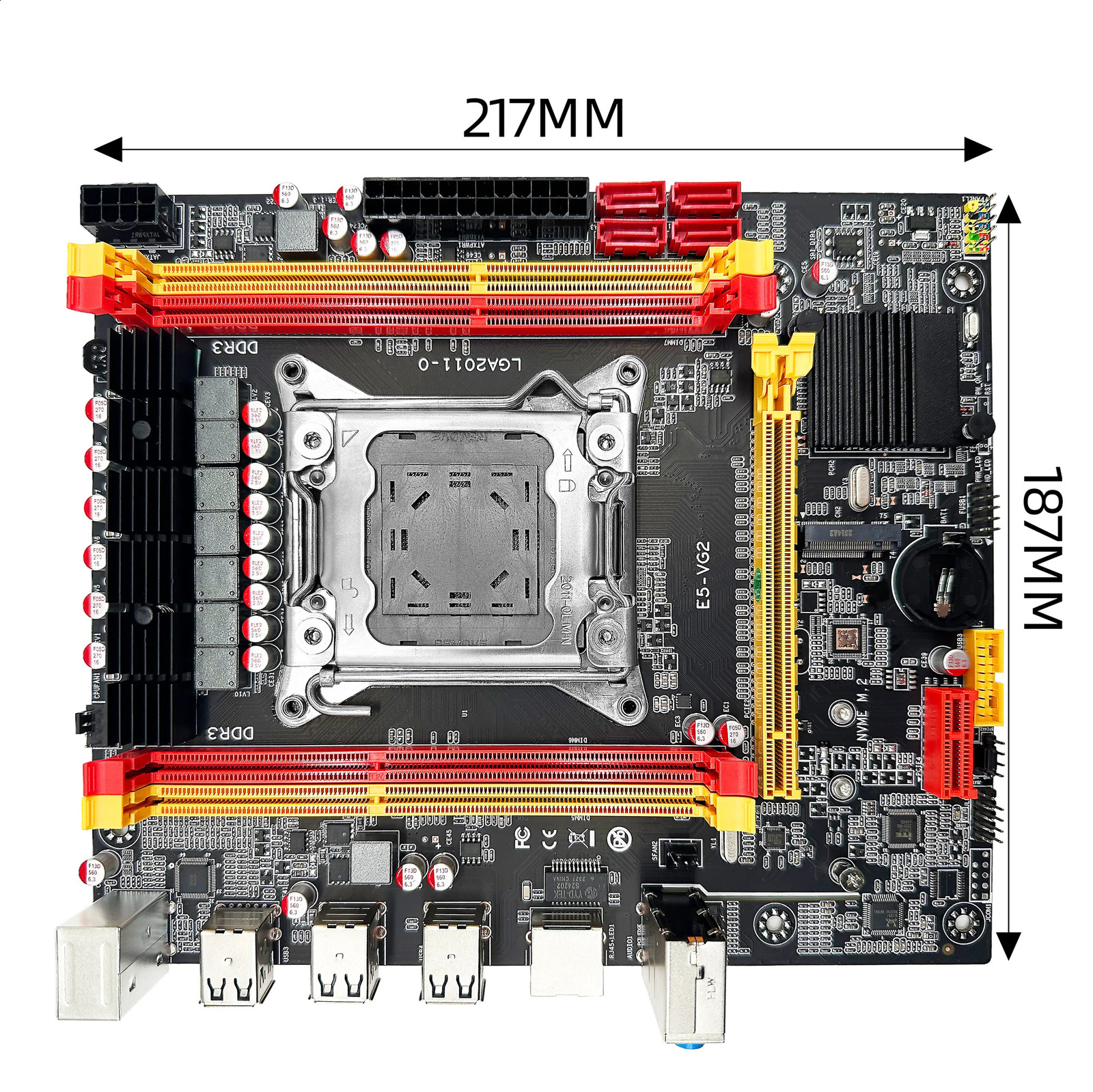 ZSUS X79 VG2 motherboard kit with Intel LGA2011 Xeon E5 2689 C2 DDR3 CPU 1 * 16GB 1600MHz ECC RAM memory NVME M.2 SATA 240909