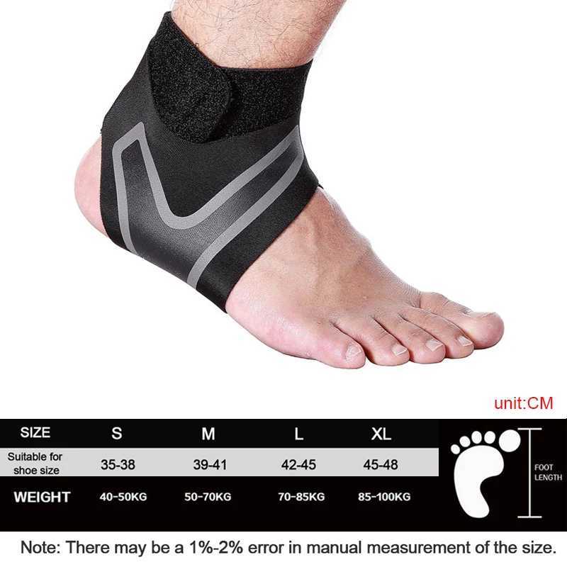 Sport Ankle Support Elastic Ankle Brace Guard Compression Stabilizer Tendon Pain Relief Strap for Men Women Fitness Accessories Y240913