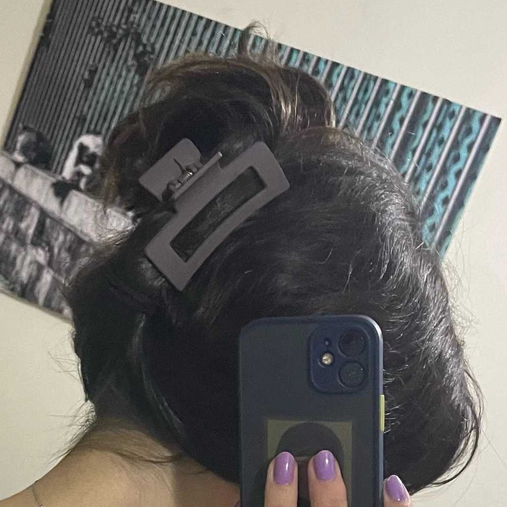 1PC Black Large Hair Claws Elegant Acrylic Hair Clip Hairpins Barrette Crab Claw Clips Headwear For Women Girls Hair AccessoriesX240912