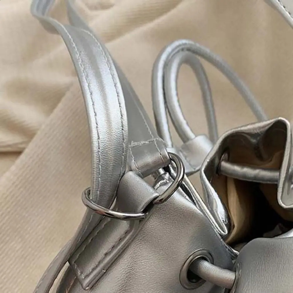 Creative PU Backpack Large Capacity Brown Solid Color Shoulder Bag Handbag Small Pack Retro Backpack 240912