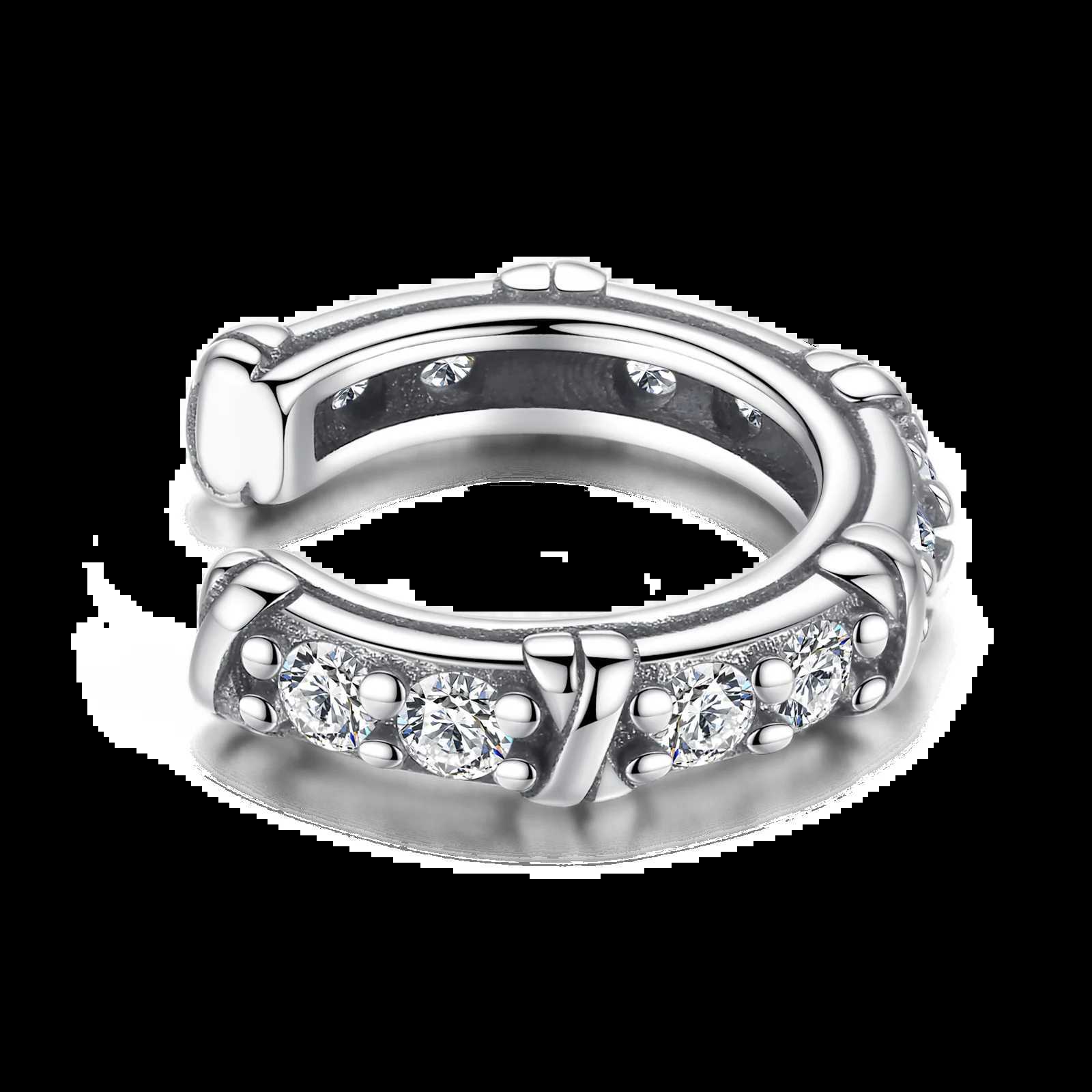 925 Sterling Silver Geometric Minimalist Series Clip Earrings For Women Geometric Ear Cuff Without Piercing Girl JewelryX240913