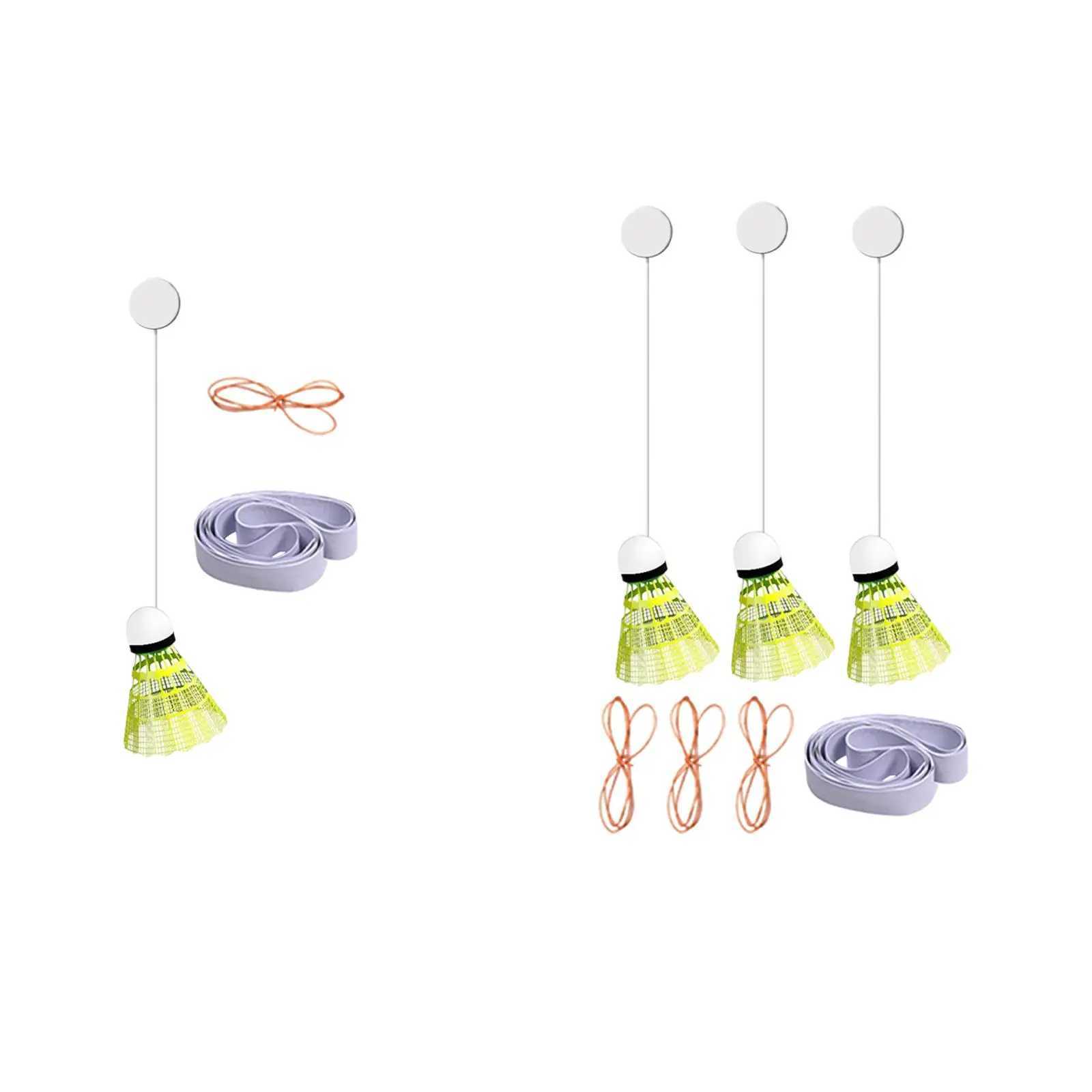 Indoor Badminton Trainer with Badminton Beginner Adjustable Self Practice Self Training Device for Games Sports Home Fitness Y240912