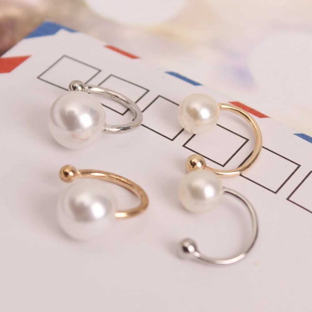 New Imitation Pearl Wrap Ear Cuff Cartilage Clip On No Piercing Earings Fashion Jewelry Brincos for Women Bijoux Wedding GiftX240913