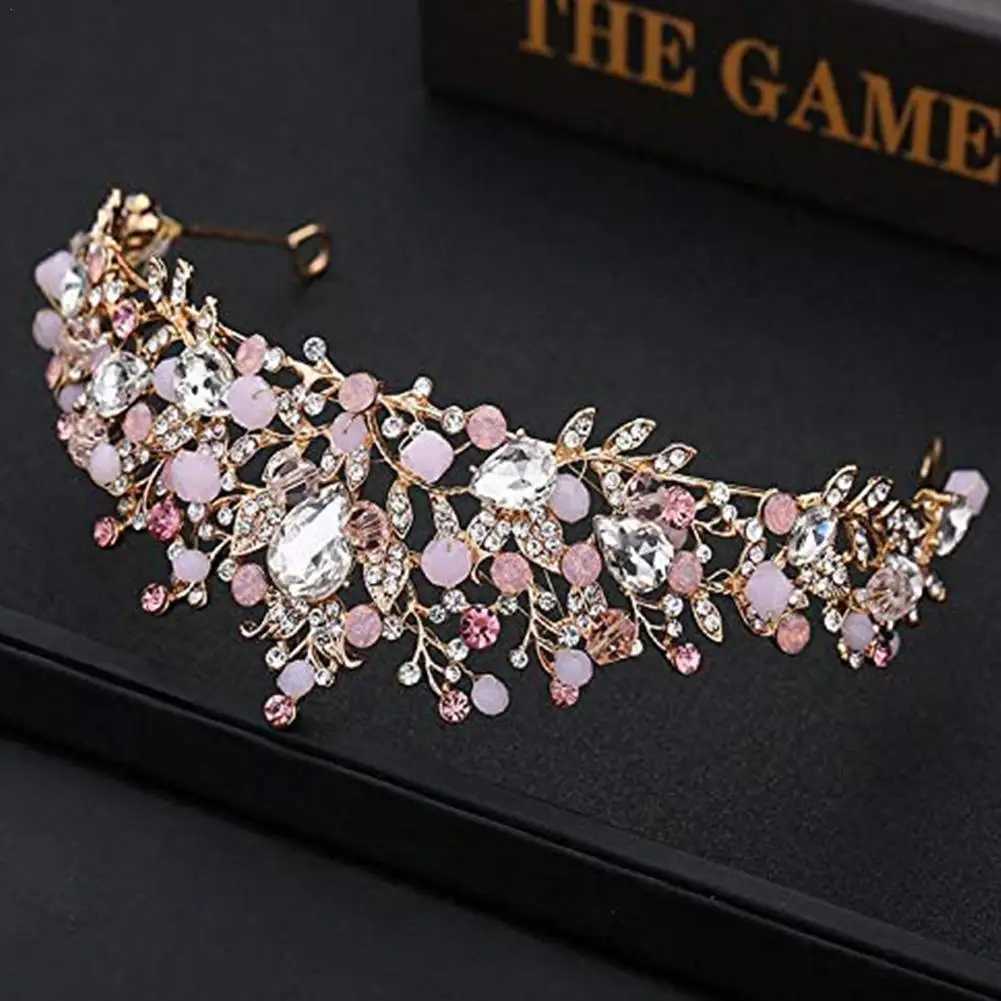 Crystal Tiara Crown Princess Costume Headband Bride Wedding Hair Accessories Gift Holiday Party Jewelry Butterfly CrownX240913