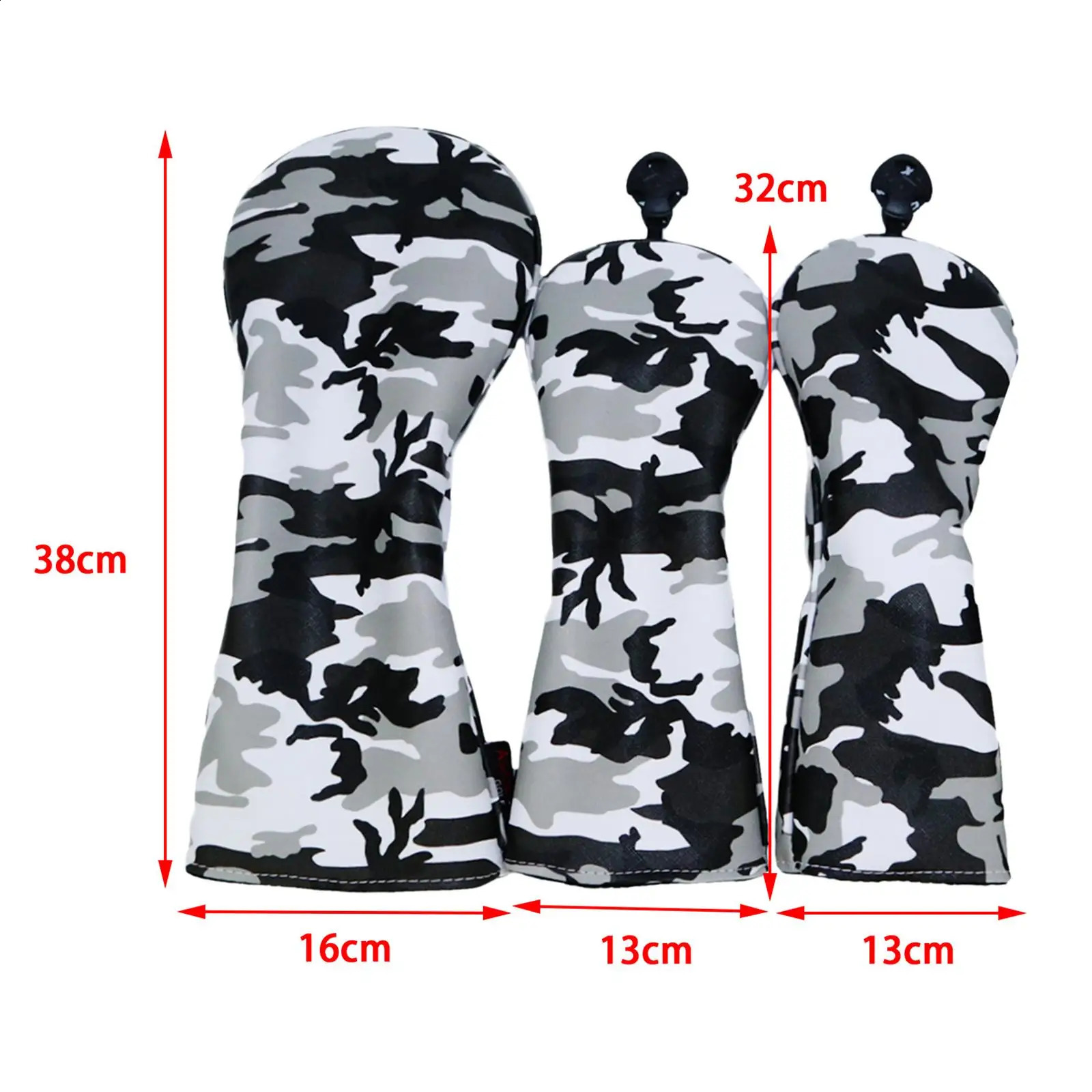 Waterproof Camo Golf Wood Headcover Fairway Club Head Covers Case Protector 240909