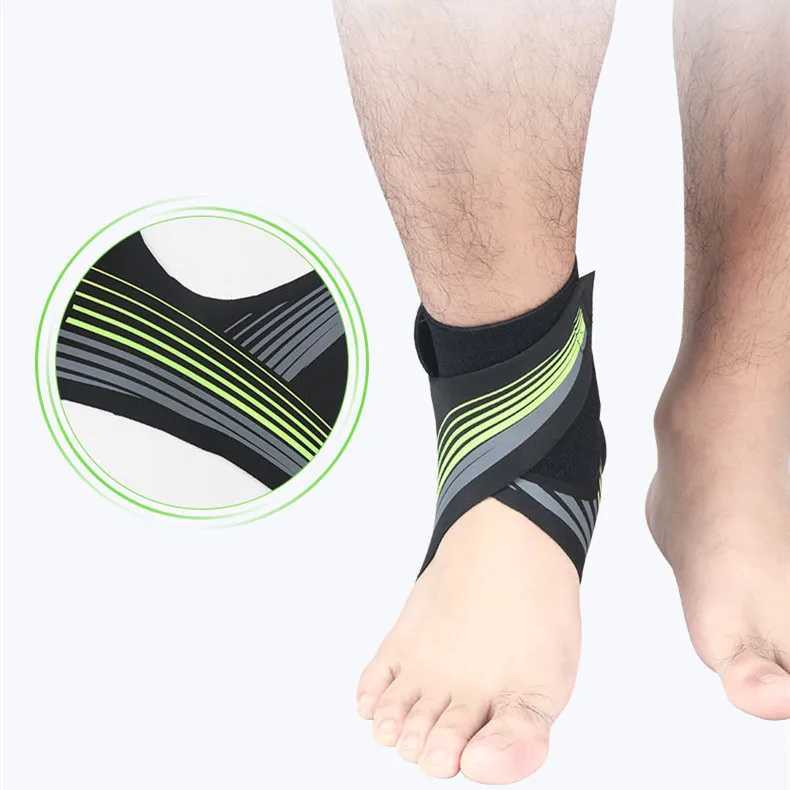 1 Pcs Sports Ankle Support Brace Djustable Anti-Sprain Compression Ankle Guards Tendon Pain Relief Strap Foot Sprain Injury Wrap Y240913