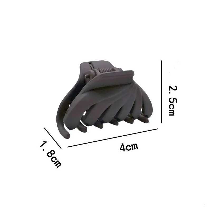 Multi-style Hot Sale New Frosted Small Geometry Solid Color Clip Hairpin Hair Claw Barrettes for Women Girl Accessories HeadwearX2409