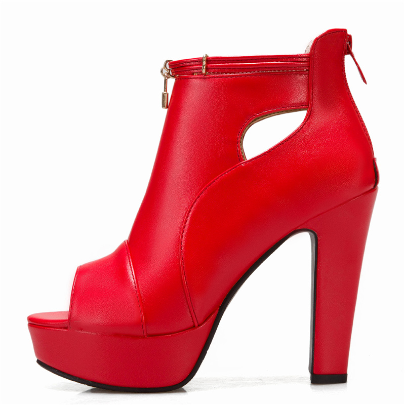 2025 new Summer Fashion For Women Sandals High Heels Platform Peep Toe Ankle Boots Yellow White Blue Party Shoes Female Large Size 0bdc