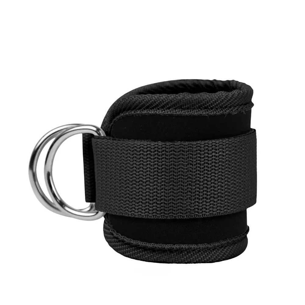 Fitness Ankle Straps Adjustable D-Ring Support Cuffs Gym Leg Strength Workouts Pulley With Buckle Sports Guard Safety Abductors Y240914
