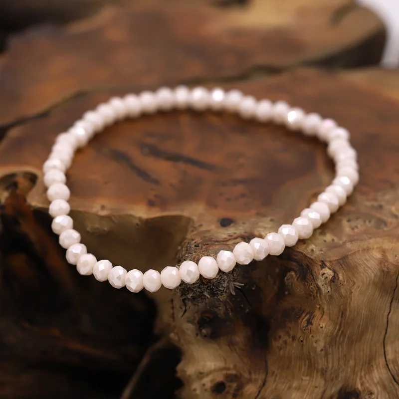 Colorful Crystal Bead Bracelet Fashion Womens Watch Jewelry Multi Color Combination Bracelet Bohemian Accessories Gift W240913