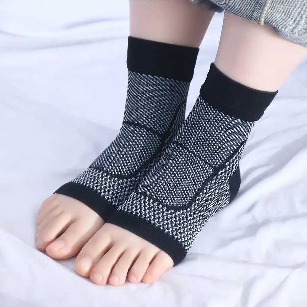 Support Heel Spur Pain Sprained Swollen Reduces Swelling Ankle Foot Support Compression Sleeve Ankle Brace Compression Socks Y240913