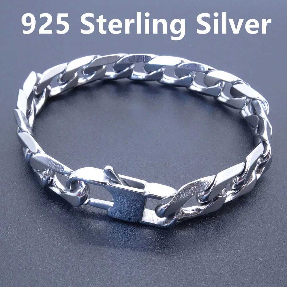 Men Women Bracelet 6/8/10/12 Mm 8 Inches Curb Chain Bracelet Punk Hip-hop Bracelet Mens Jewellery Stainless Steel Bracelet GiftX240913