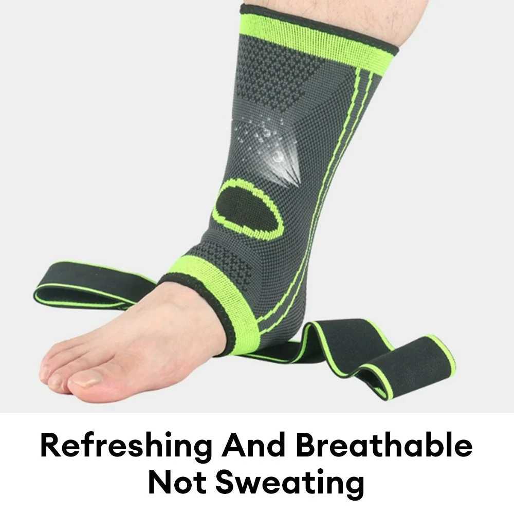 1pc Adjustable Ankle Support Compression Ankle Brace Protector Running Soccer Basketball Gym Ankle Stabilizer Bandage Strap Y240913