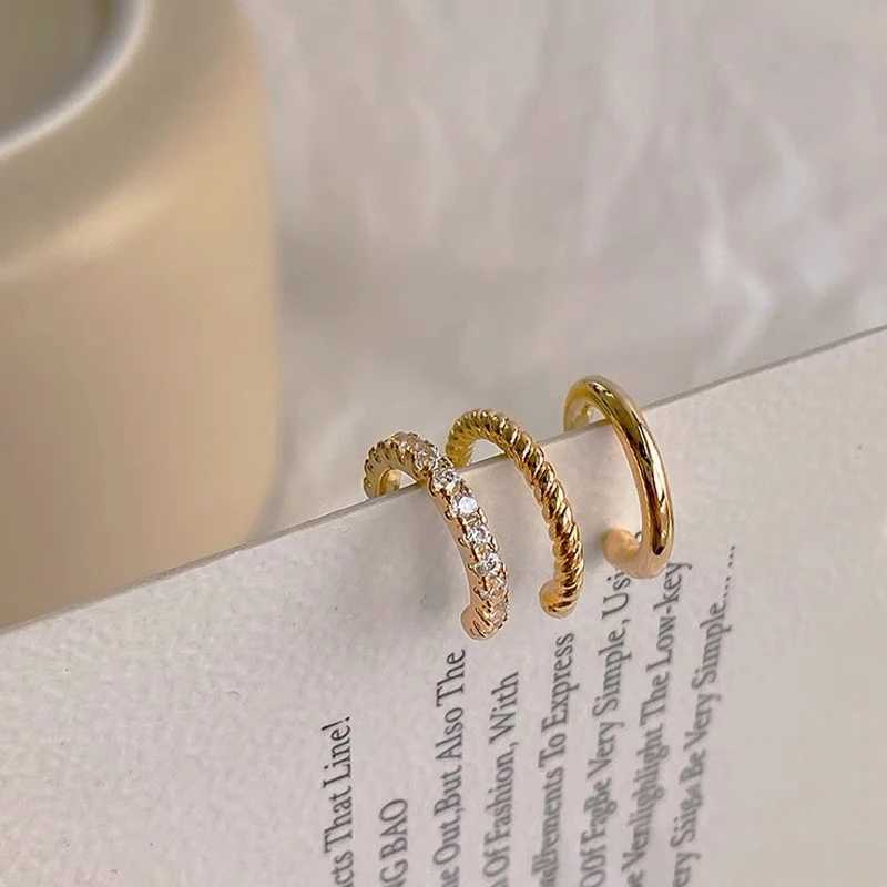 3 Pcs Delicate Ear Cuff Set Ear Clip Earrings Fake Piercing Earrings for Women Trendy Fashion Accessories 2024 GiftX240913