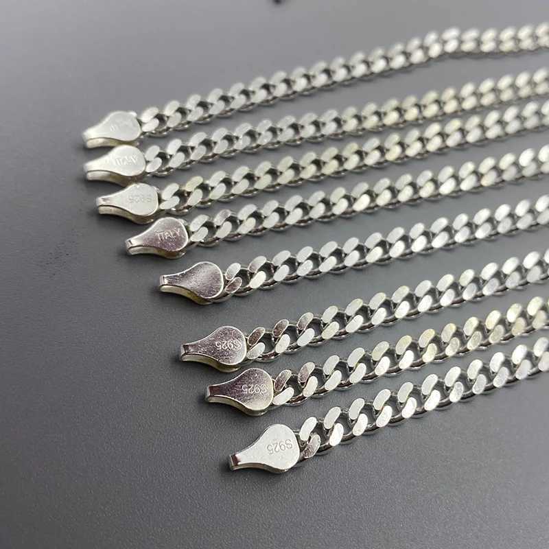 Sinya 925 Sterling Silver Cuban Chain Bracelet Hot Sale Biggest Promotion Pure Real Silver Fine Jewelry Man Women BraceletsX240913