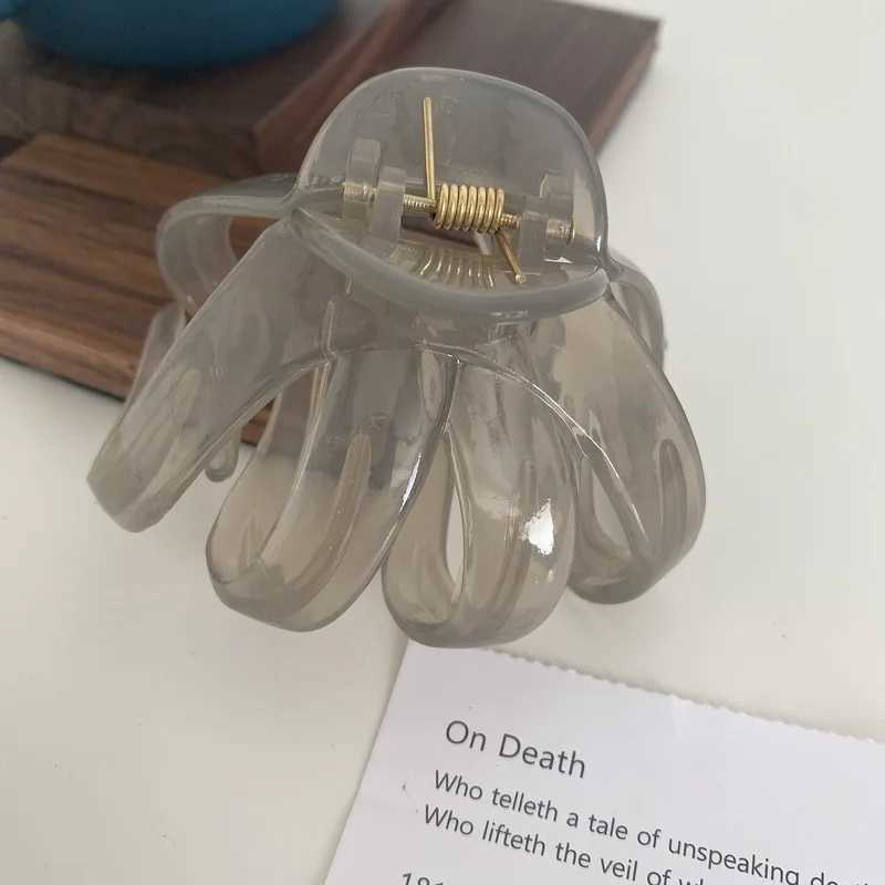 Fashion Hair Clips for Women Large Elegant Colorful Solid Color Claw Clip Girls Hairclip Hair Accessories Hair Claw 2022 NewX240912