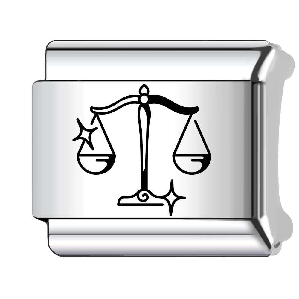 New Women's Gift Unique moon Bead Italian Charms Links Bangle Beads Fit 9mm Stainless Steel Bracelet Making DIY For Women Fashion Jewelry