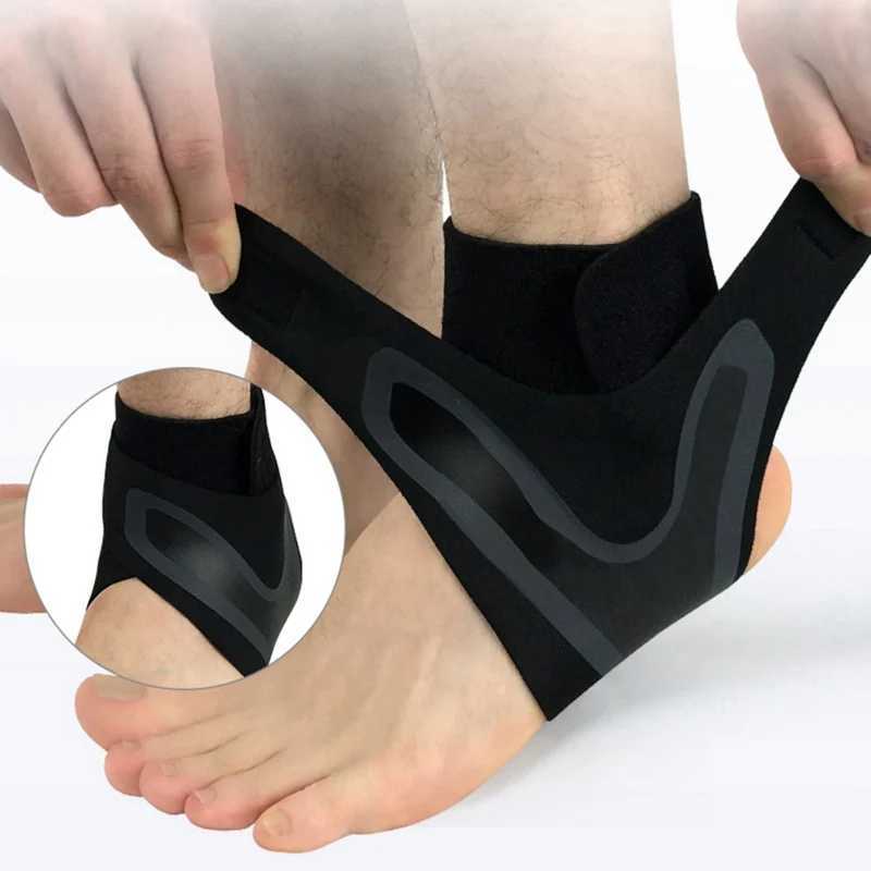 Ankle Brace Breathable Polyester Fiber for Sprains Sports Injuries Adjustable Compression Ankle Wrap Support For Fitness Running Y240913