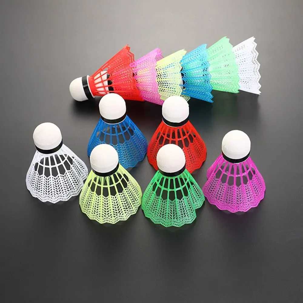 12PCS Sport Supplies Windproof Badminton Foam Head Stable Durable Nylon Shuttlecock Ball Wind Resistance Training Accessorise Y240912