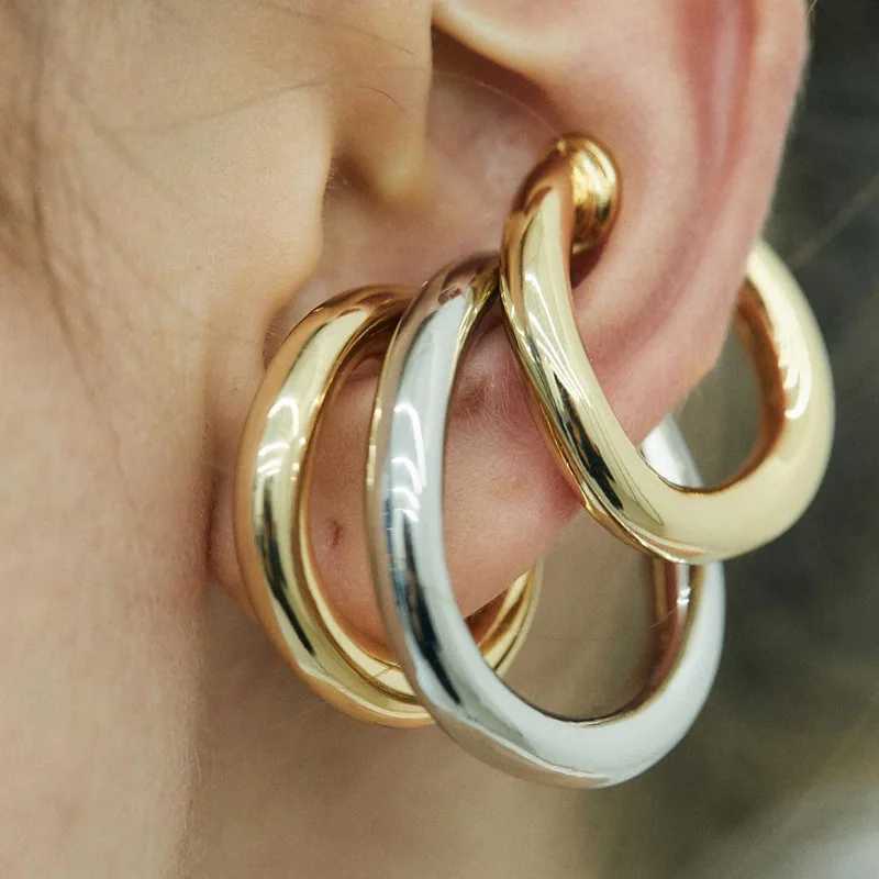 Fashion Ear Cuff Clip on Earrings NO Piercing Gold Color Vintage Earcuff Earclips Clip Earrings Boho Jewelry 2020X240913