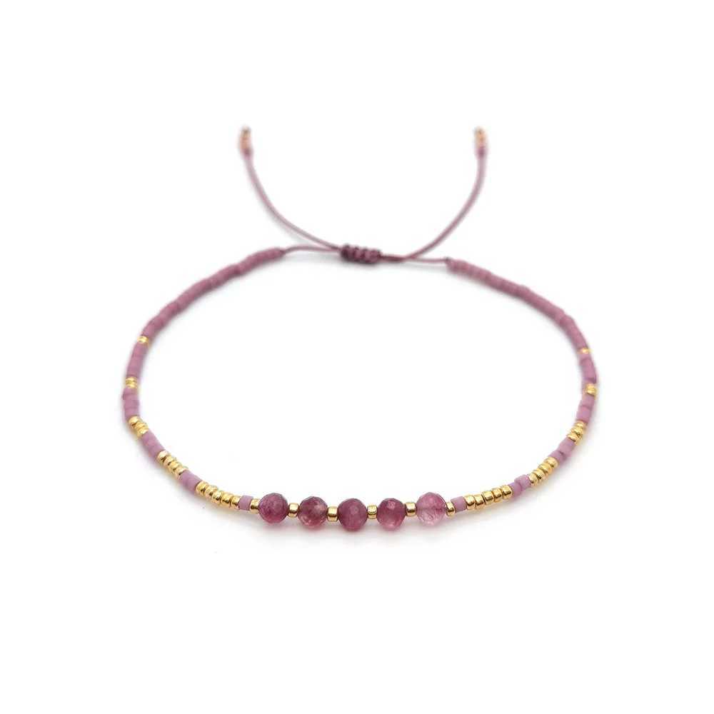 HERLOOK 2023 Miyuki Delica Bead Bracelet Natural Stone Dainty Bracelet Boho Jewelry Womens String Pulseras Mujer W240913