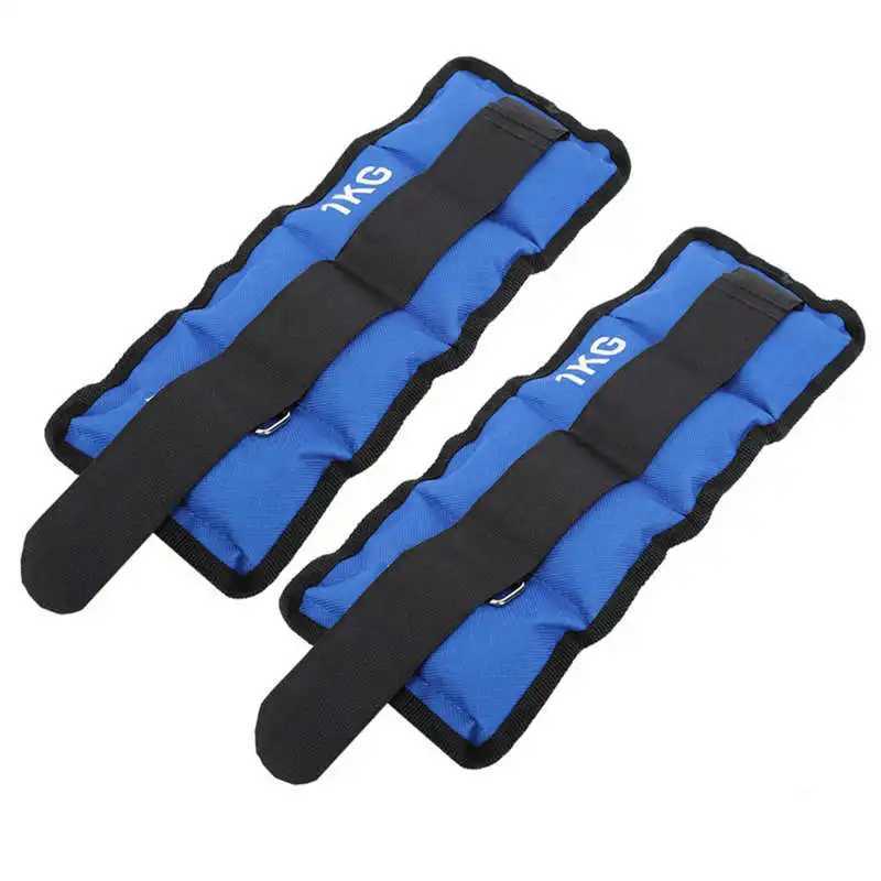 2Pcs 0.5kg Leg Ankle Wrist Sand Bag Weights Strap Strength Training Equipment for Gym Fitness Yoga Running Weight Ankle Strap Y240913
