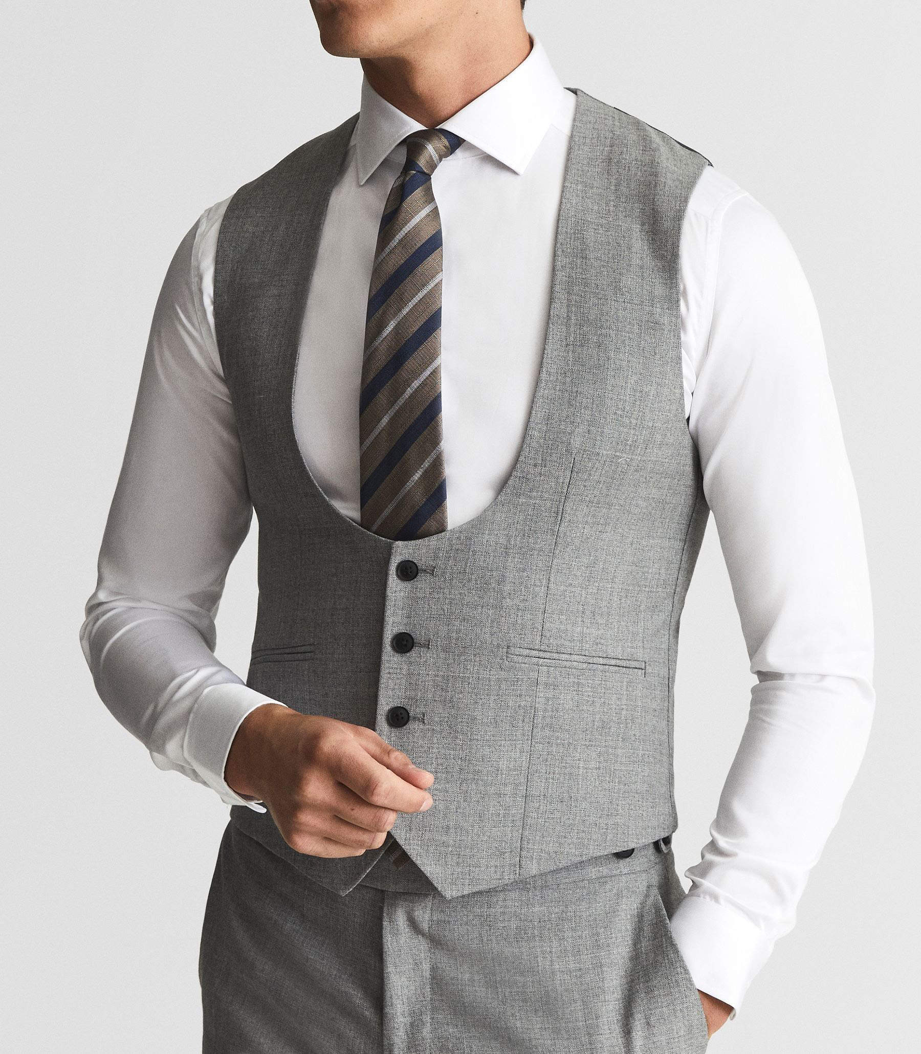 Classic Wedding Men's Suit 3 Piece Set Peaked Lapel Tailored Blazers Groom Jacket For Man Custom Made Plus Size (Coat+Pants+Vest)