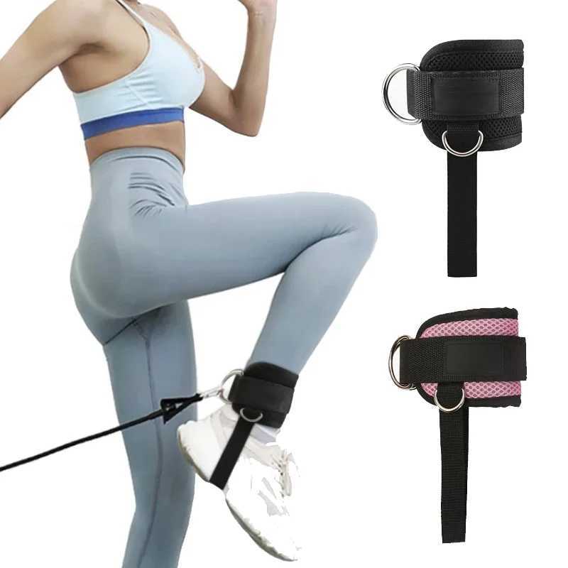 1PC Padded Ankle Straps Ankle Straps for Cable Machines Double D-Ring Fitness Ankle Cuffs for Gym Workouts Rebate Leg Extensions Y240913