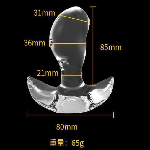 Transparent mango anal plug, invisible wearing of anal plug, backyard bead pulling, chrysanthemum plug, fist crossing, masturbation device, adult prod