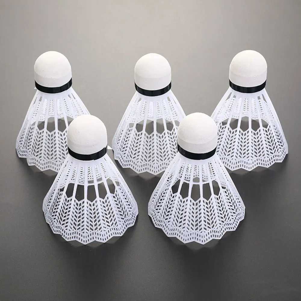 12PCS Sport Supplies Windproof Badminton Foam Head Stable Durable Nylon Shuttlecock Ball Wind Resistance Training Accessorise Y240912